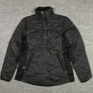 Basin + Range Jacket Womens Small Black Insulated Pullover Ski Snow Outdoor